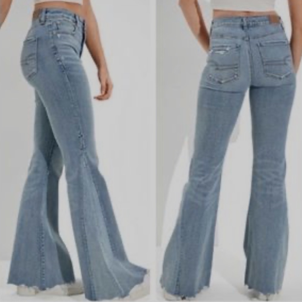 American Eagle Next Level Stretch Festival Flare Jeans